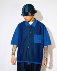 画像3: RADIALL  CHEV - TONE - REGULAR COLLARED SWEATER S/S (3)