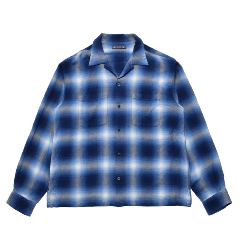 MINEDENIM R.Flannel Ombre Open Collar SH 2604-5002 公式通販