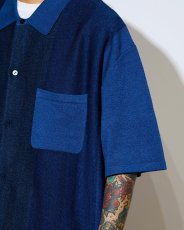 画像4: RADIALL  CHEV - TONE - REGULAR COLLARED SWEATER S/S (4)