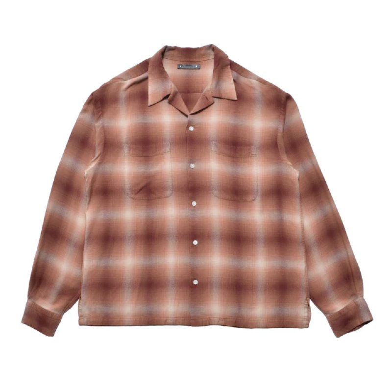MINEDENIM R.Flannel Ombre Open Collar SH 2604-5002 公式通販