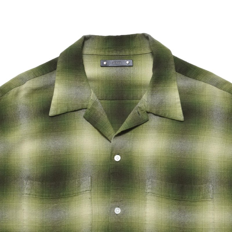 MINEDENIM R.Flannel Ombre Open Collar SH 2604-5002 公式通販