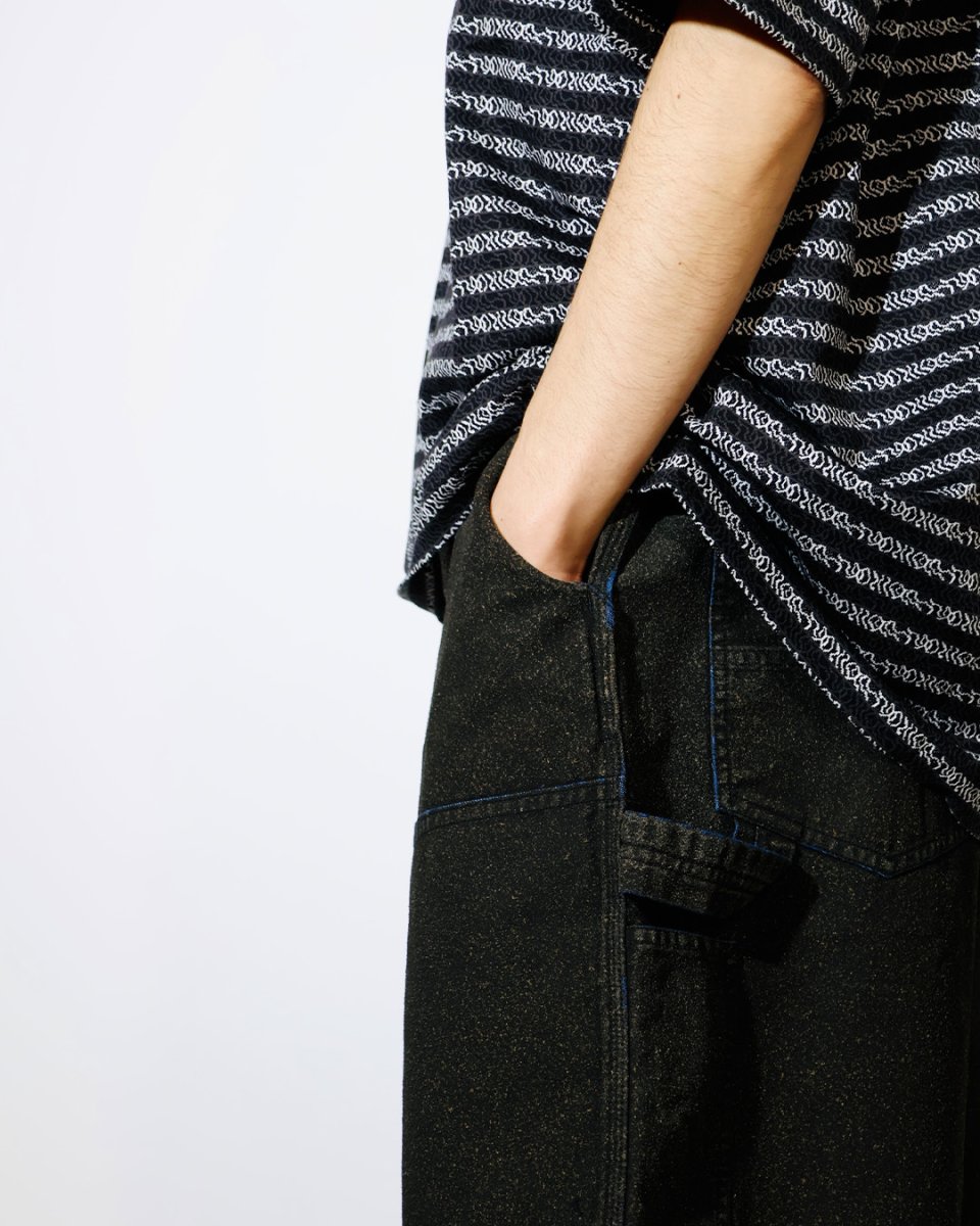 画像4: COOTIE PRODUCTIONS   Grainy Denim Double Knee Painter Shorts (4)