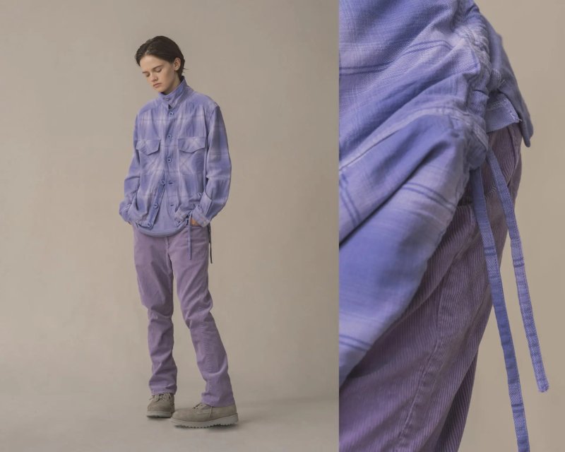 nonnative TROOPER SHIRT JACKET COTTON TWILL OMBRE CHECK by Rafu NN