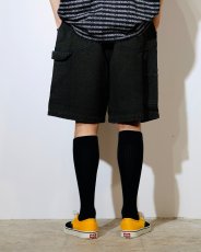 画像5: COOTIE PRODUCTIONS   Grainy Denim Double Knee Painter Shorts (5)