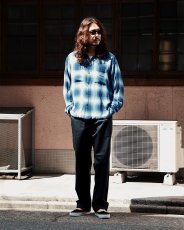 画像3: MINEDENIM  R.Flannel Ombre Open Collar SH (3)