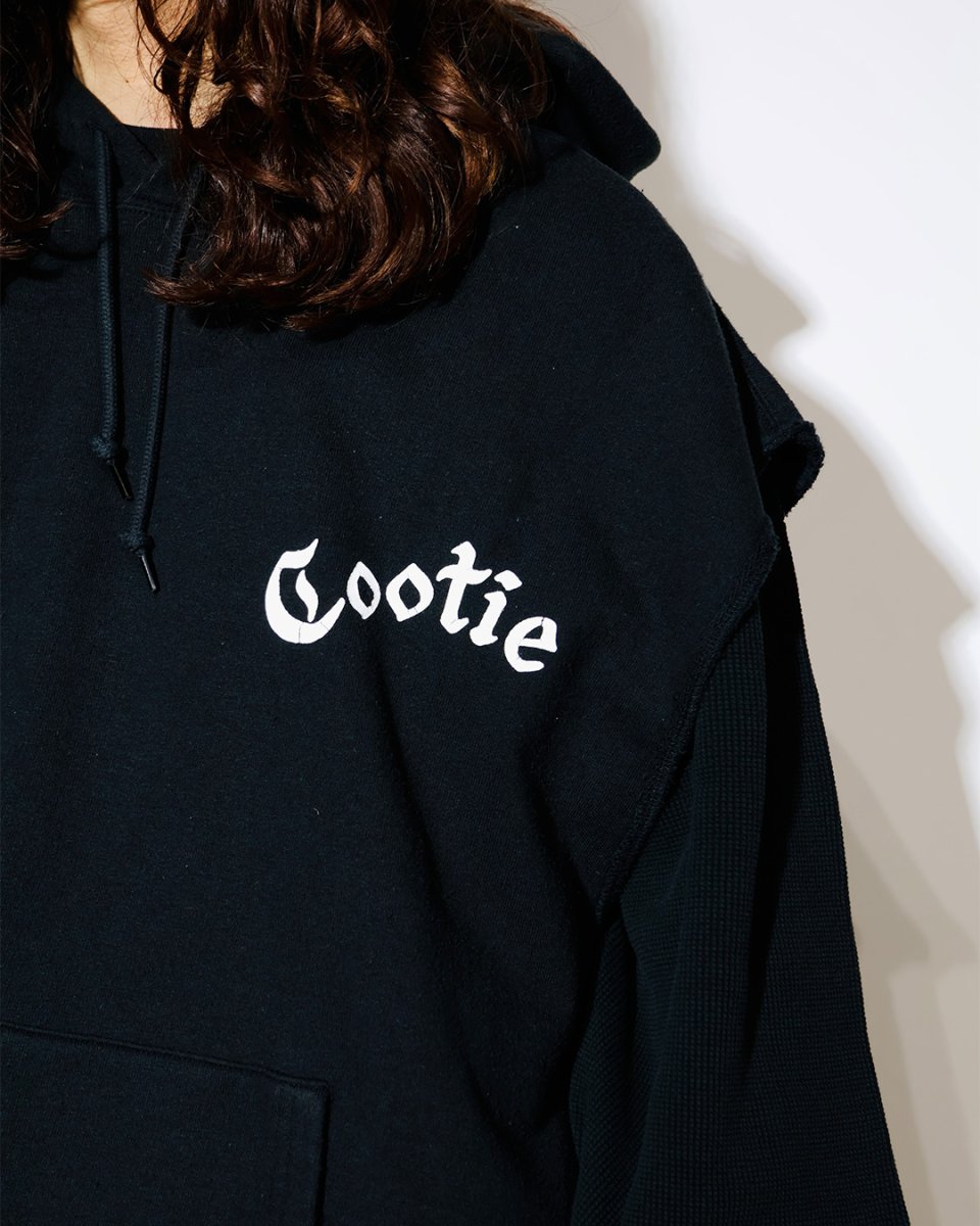 画像4: COOTIE PRODUCTIONS   Venice Sweat Cut-Off Sleeve Hoodie (4)