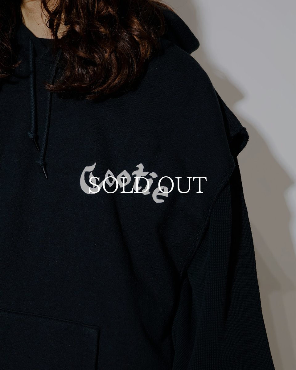 画像4: COOTIE PRODUCTIONS   Venice Sweat Cut-Off Sleeve Hoodie (4)