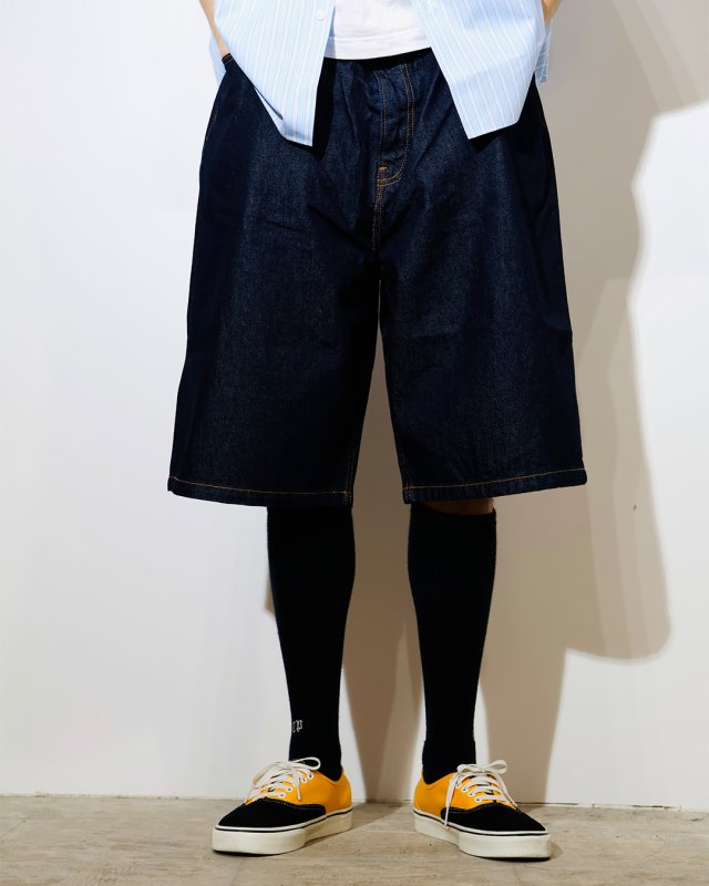 COOTIE PRODUCTIONS 12.5oz Denim 5 Pocket Extra Baggy Shorts CTE