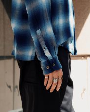 画像5: MINEDENIM  R.Flannel Ombre Open Collar SH (5)