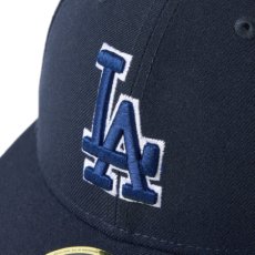 画像7: NEW ERA  LP 59FIFTY MLB Color Variation ロサンゼルス・ドジャース ネイビー (7)