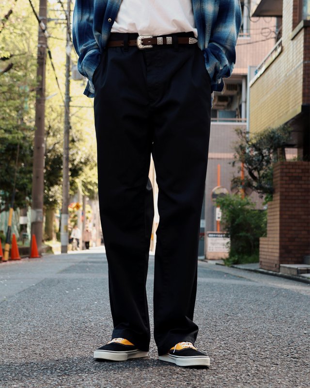 新品 minedenim T/C Chino Work ネイビー 32 MINEDENIM T/C Chino Work PS 2604-7002 公式通販