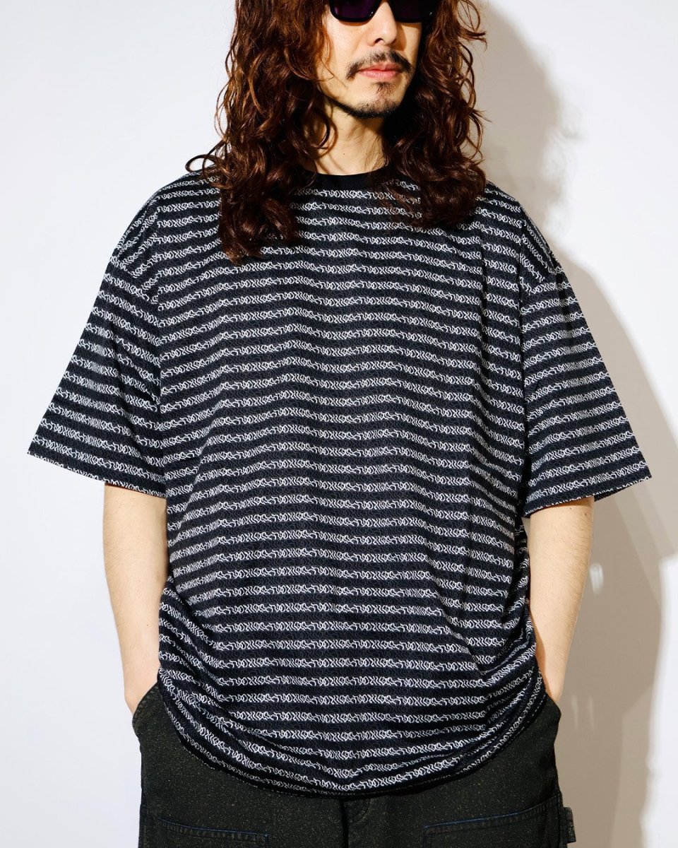 画像3: COOTIE PRODUCTIONS   Supima Jacquard Border S/S Tee (3)