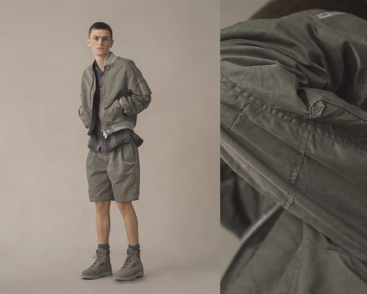 画像8: nonnative  OFFICER STAND COLLAR L/S SHIRT COTTON TWILL OMBRE CHECK by Rafu (8)