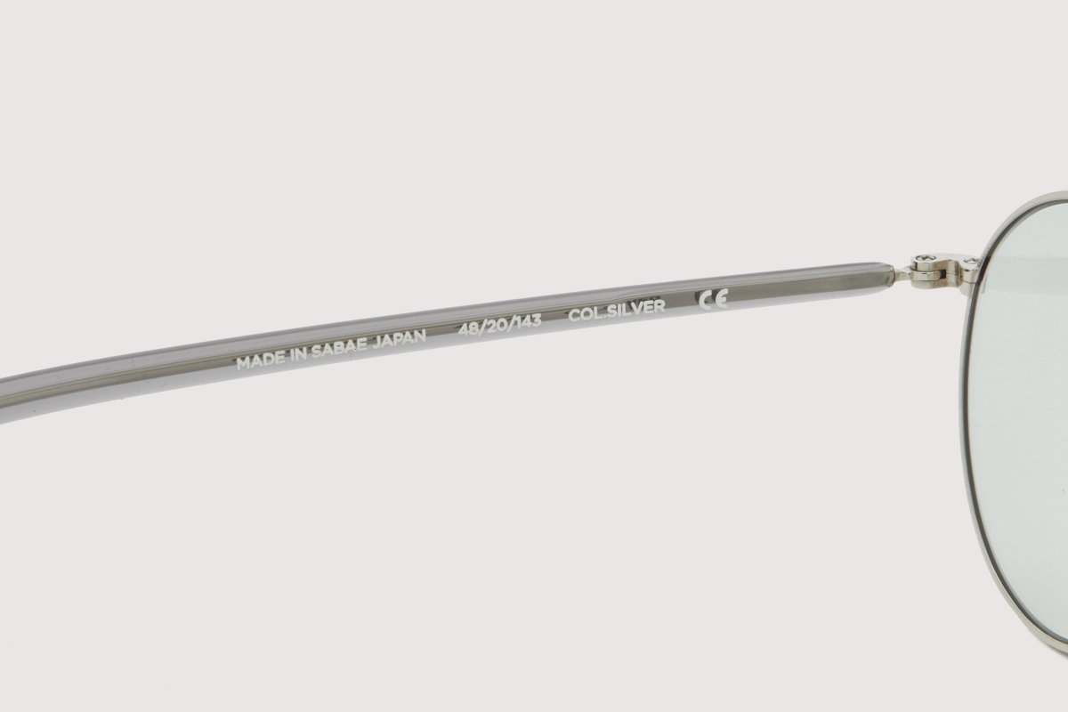 画像6: NOCHINO OPTICAL  KYOKUSUI #2. PLUTINUM SILVER FLAME × GREY GREEN to D.GREY (調光) (6)