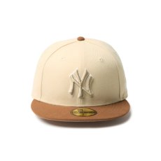 画像3: NEW ERA  59FIFTY Mocha Mousse ニューヨーク・ヤンキース オーツミルク/トッフィー (3)