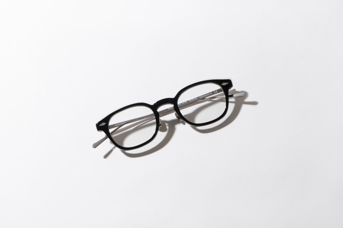 画像6: NOCHINO OPTICAL  JIFUSAN #1. GLOSS BLACK × CLEAR to GREY (調光) (6)