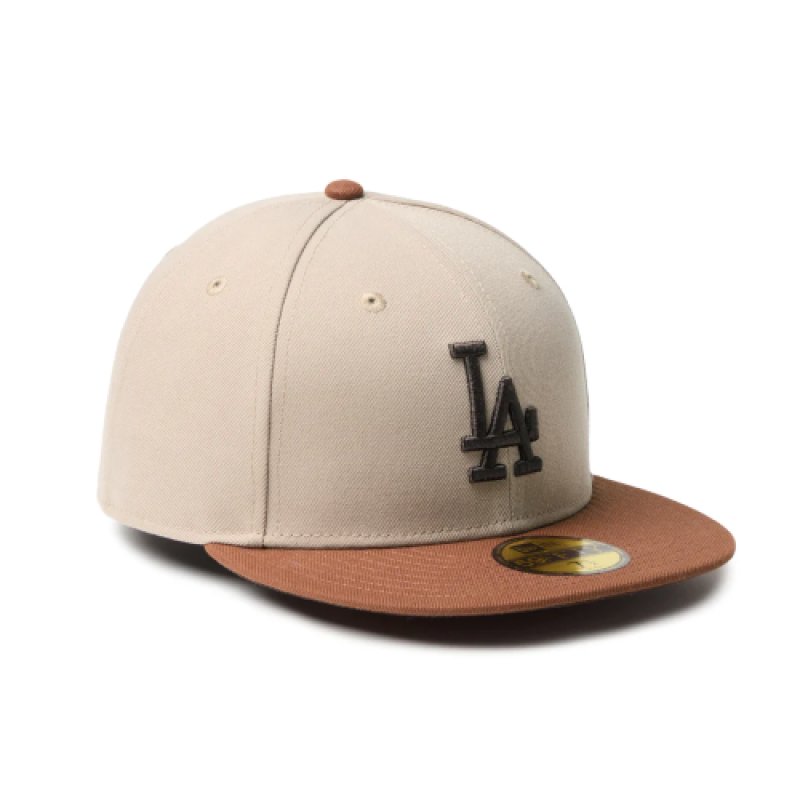 NEW ERA 59FIFTY Mocha Mousse ロサンゼルス・ドジャース アッシュ
