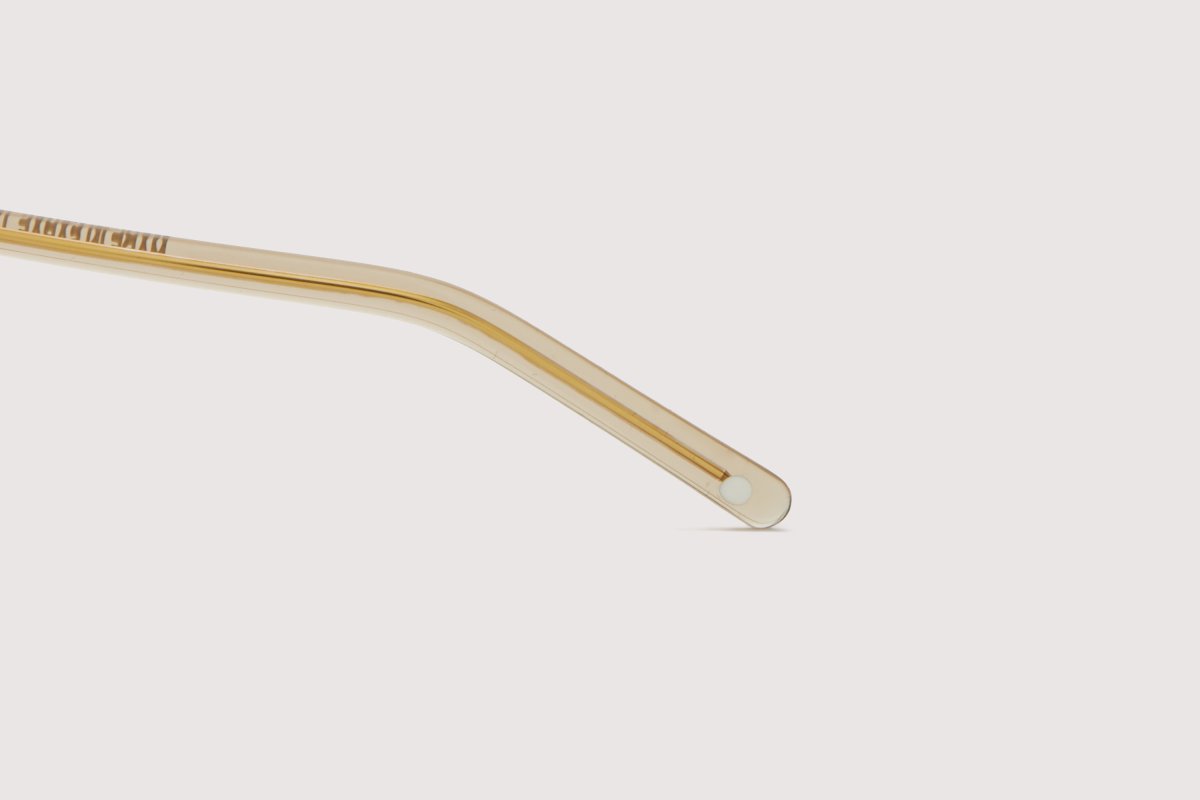 画像4: NOCHINO OPTICAL  KYOKUSUI #5. RICH AMBER & CHAMPAGNE GOLD × L.SMOKE GREEN (非調光) (4)