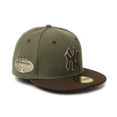 画像6: NEW ERA   59FIFTY MLB Camouflage Color ニューヨーク・ヤンキース ニューオリーブ/ウォルナット (6)