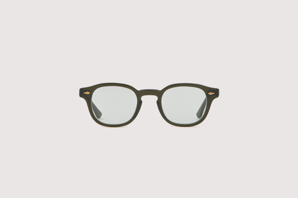 画像1: NOCHINO OPTICAL  NOCHINO #6. CLEAR SMOKE OLIVE × GREY GREEN to D.GREY (調光) (1)