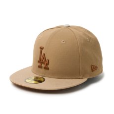 画像1: NEW ERA   59FIFTY MLB Camouflage Color ロサンゼルス・ドジャース カーキ/キャメル/ストーン (1)
