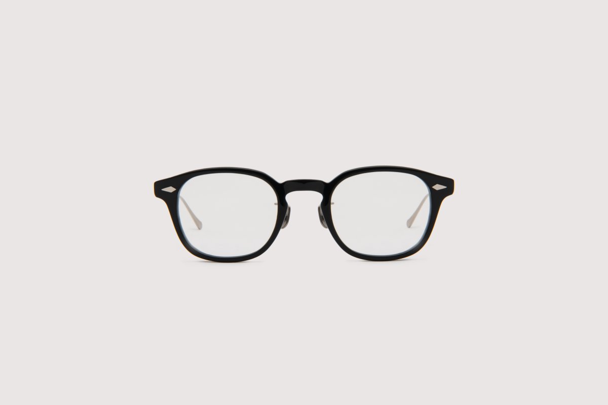 画像1: NOCHINO OPTICAL  JIFUSAN #1. GLOSS BLACK × CLEAR to GREY (調光) (1)