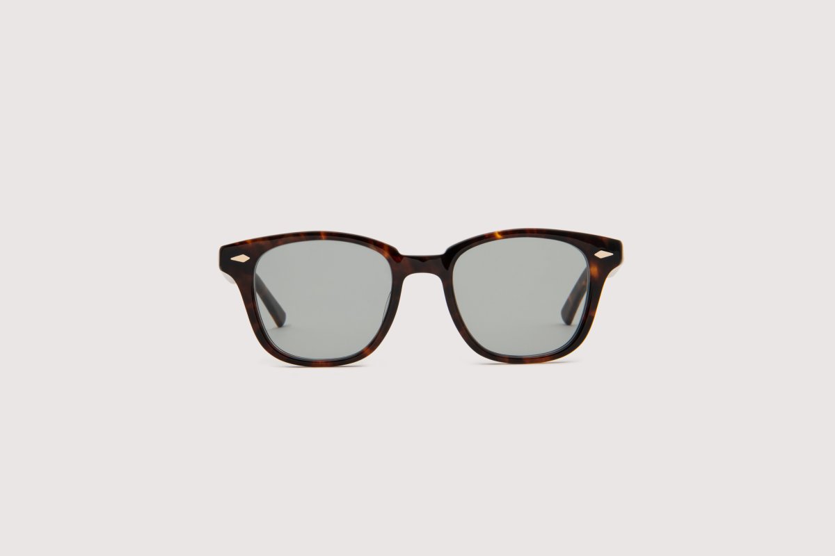 画像2: NOCHINO OPTICAL  SANSUI #3. RICH AMBER × GREY GREEN to D.GREY (調光) (2)