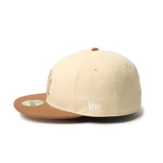 画像2: NEW ERA  59FIFTY Mocha Mousse ニューヨーク・ヤンキース オーツミルク/トッフィー (2)