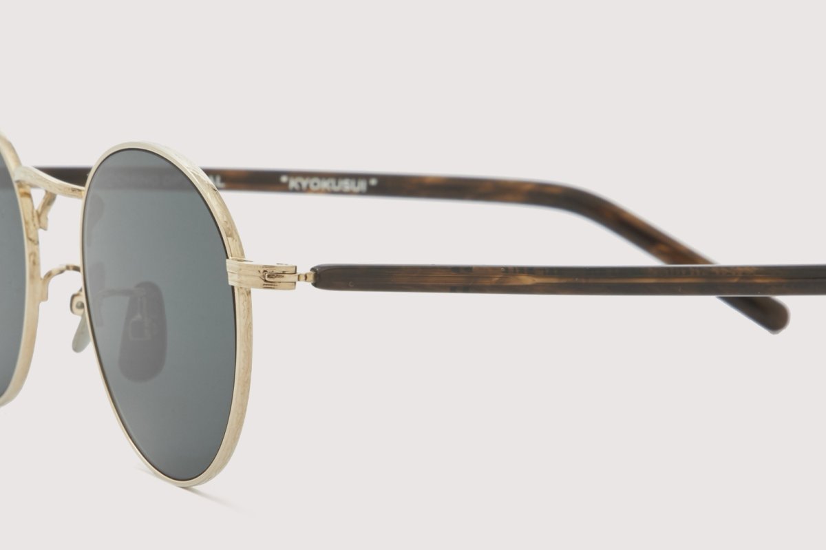 画像4: NOCHINO OPTICAL  KYOKUSUI #4. CHAMPAGNE GOLD × DARK GREY (非調光) (4)