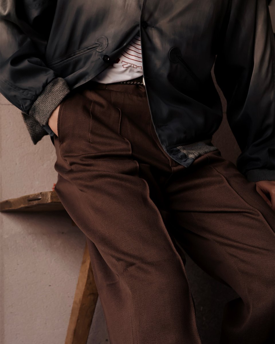 画像2: OLD JOE   FRONT TUCK ARMY TROUSER (2)