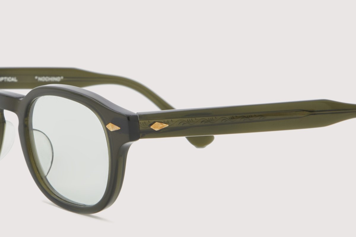 画像4: NOCHINO OPTICAL  NOCHINO #6. CLEAR SMOKE OLIVE × GREY GREEN to D.GREY (調光) (4)