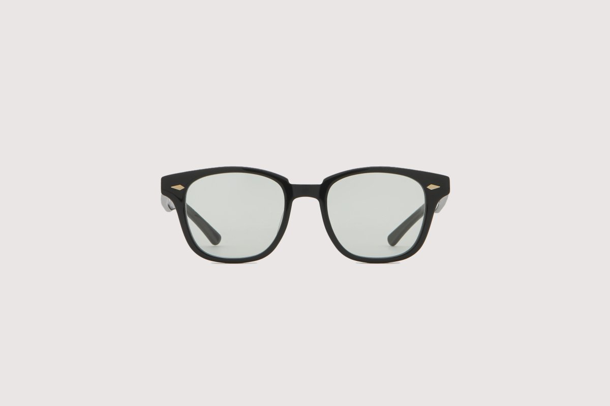 画像1: NOCHINO OPTICAL  SANSUI #2. GLOSS BLACK × GREY GREEN to D.GREY(調光) (1)