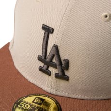 画像8: NEW ERA  59FIFTY Mocha Mousse ロサンゼルス・ドジャース アッシュブラウン/ティラミス (8)