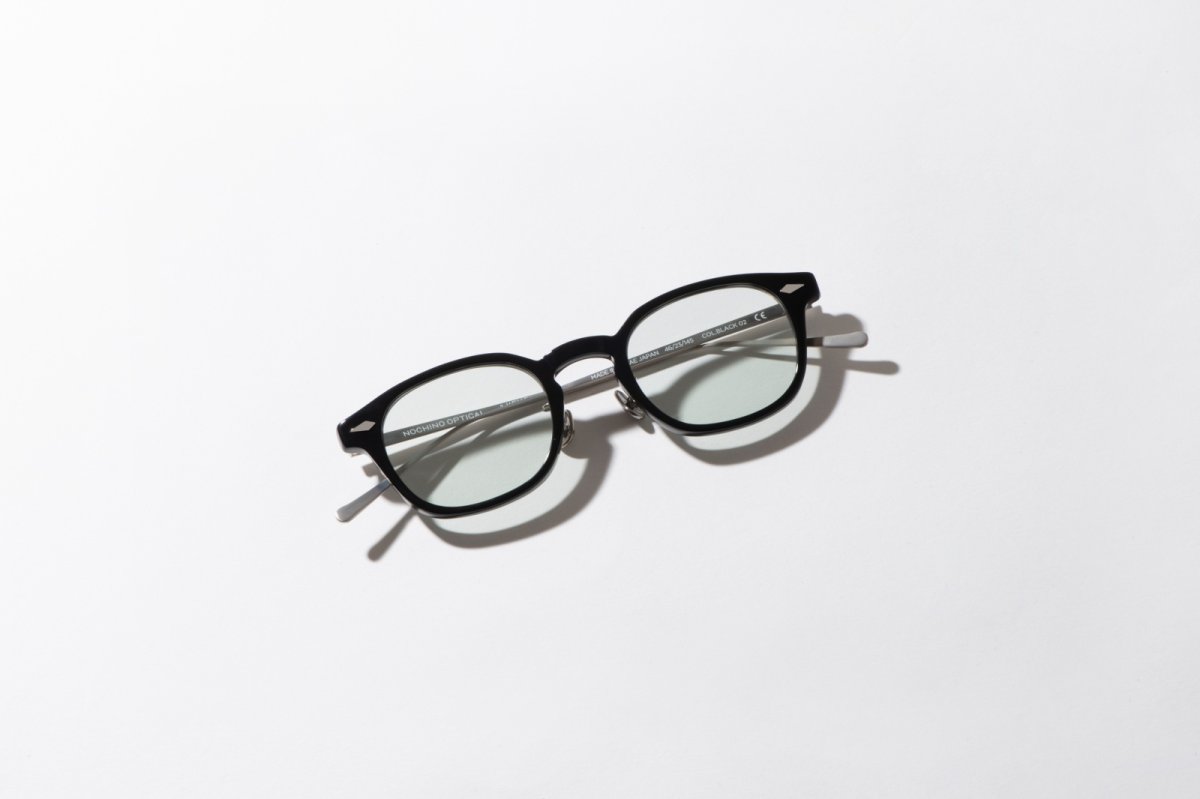 画像6: NOCHINO OPTICAL  JIFUSAN #2. GLOSS BLACK × GREY GREEN to D.GREY (調光) (6)
