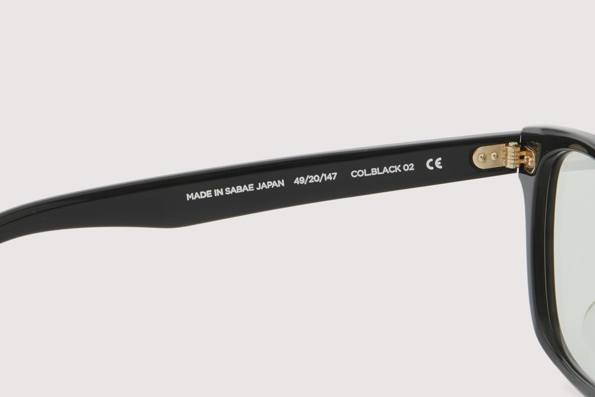 画像7: NOCHINO OPTICAL  SANSUI #2. GLOSS BLACK × GREY GREEN to D.GREY(調光) (7)