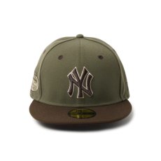 画像3: NEW ERA   59FIFTY MLB Camouflage Color ニューヨーク・ヤンキース ニューオリーブ/ウォルナット (3)