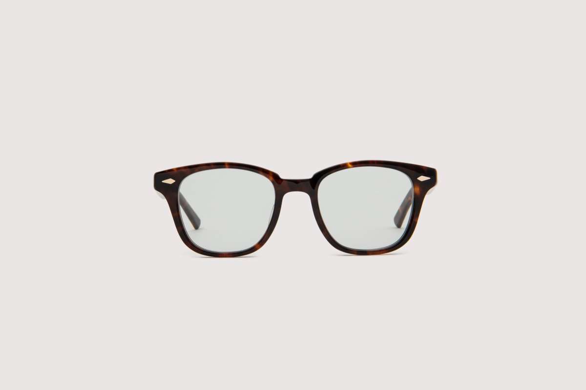 画像1: NOCHINO OPTICAL  SANSUI #3. RICH AMBER × GREY GREEN to D.GREY (調光) (1)