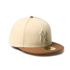 画像5: NEW ERA  59FIFTY Mocha Mousse ニューヨーク・ヤンキース オーツミルク/トッフィー (5)