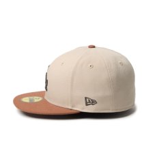 画像2: NEW ERA  59FIFTY Mocha Mousse ロサンゼルス・ドジャース アッシュブラウン/ティラミス (2)