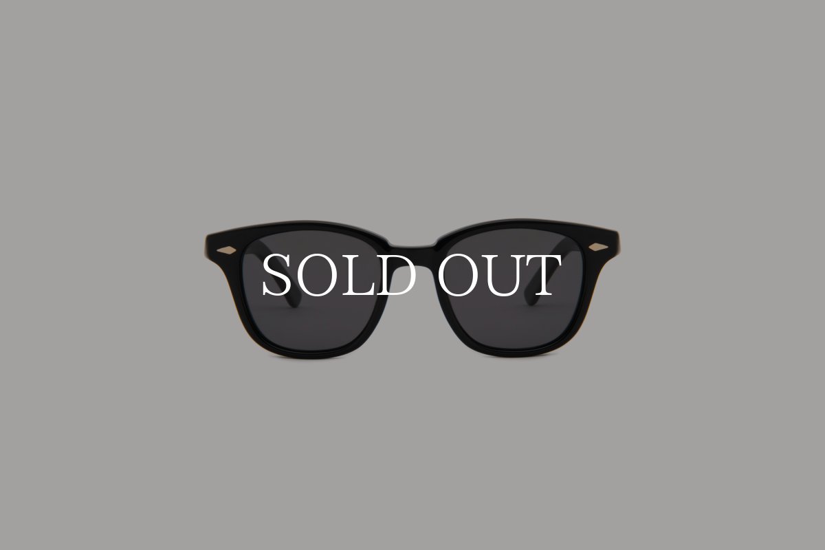 画像1: NOCHINO OPTICAL  SANSUI #H1. GROSS BLACK × BLACK POLARIZED LENS(偏光) (1)