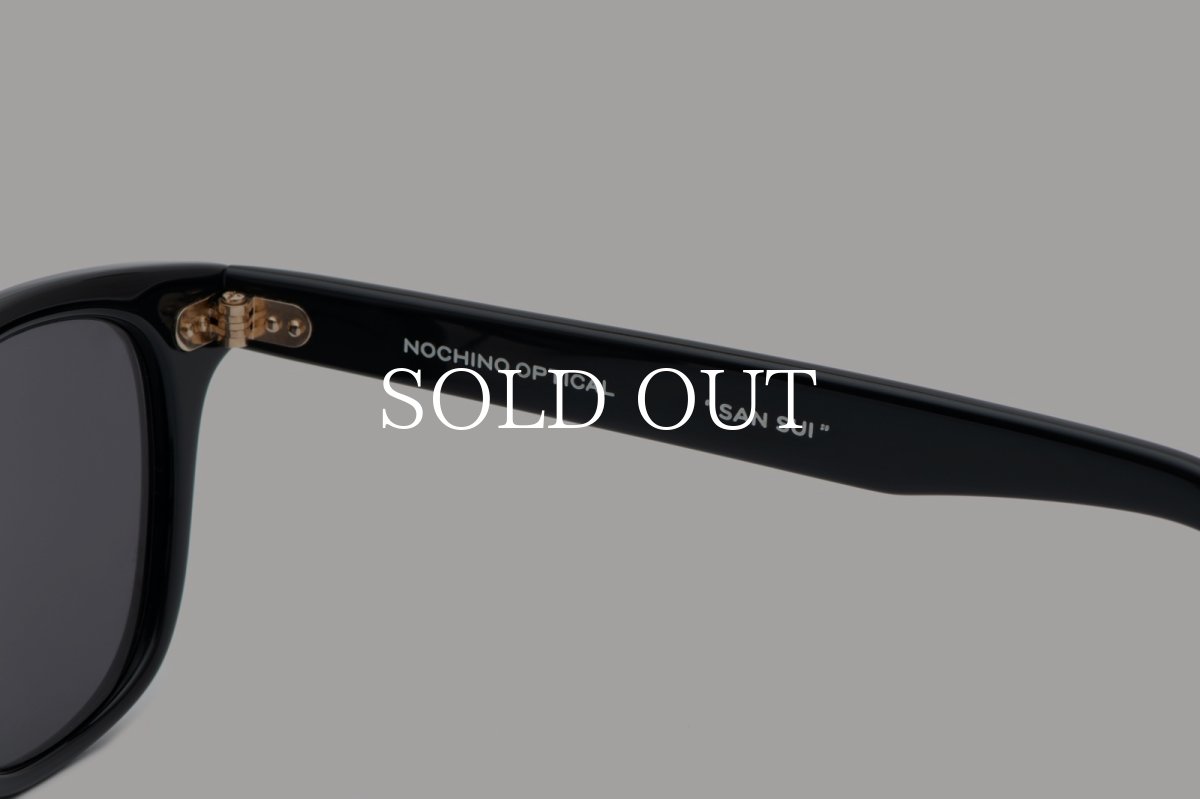 画像6: NOCHINO OPTICAL  SANSUI #H1. GROSS BLACK × BLACK POLARIZED LENS(偏光) (6)
