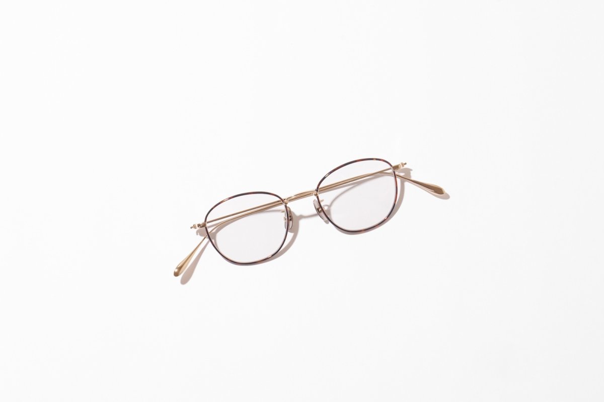 画像6: NOCHINO OPTICAL  KOUGETSU #5. CHAMPAGNE GOLD & AMBER × CLEAR to GREY (調光) (6)