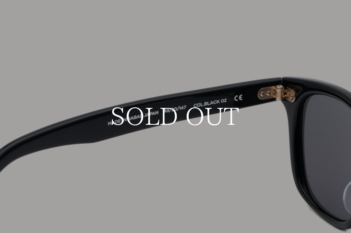 画像7: NOCHINO OPTICAL  SANSUI #H1. GROSS BLACK × BLACK POLARIZED LENS(偏光) (7)