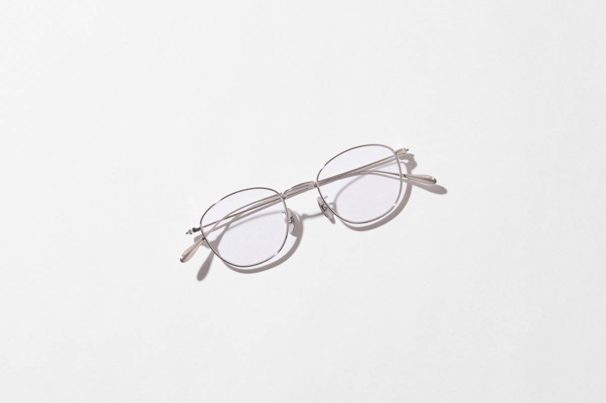 画像5: NOCHINO OPTICAL  KOUGETSU #1. PLUTINUM SILVER × CLEAR to D.GREY (調光) (5)