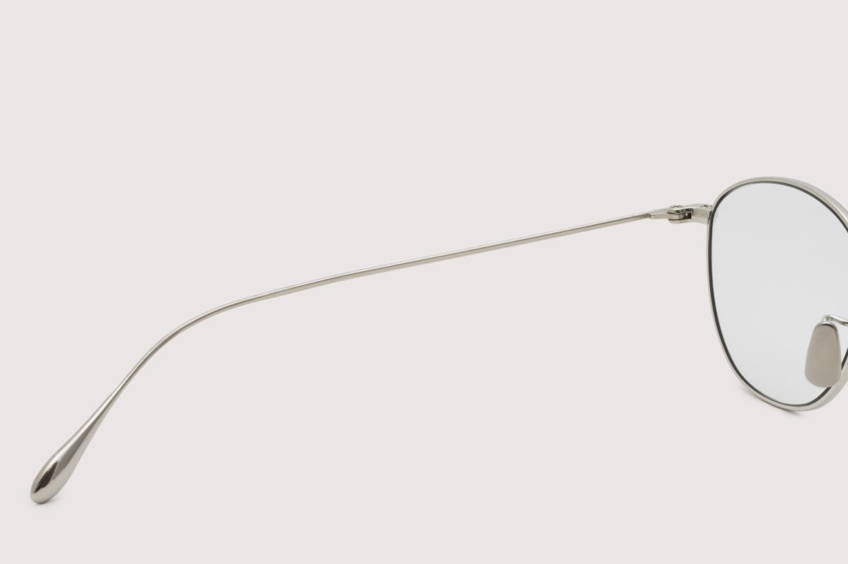 画像10: NOCHINO OPTICAL  KOUGETSU #1. PLUTINUM SILVER × CLEAR to D.GREY (調光) (10)