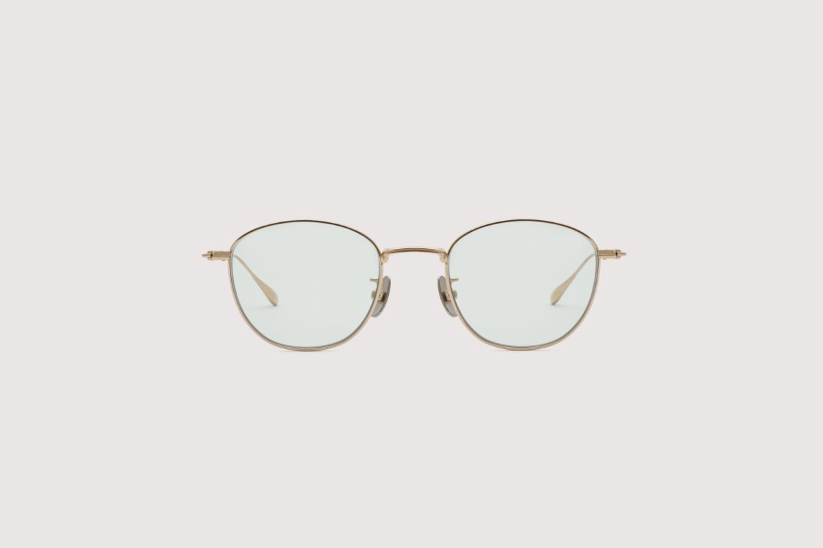 画像1: NOCHINO OPTICAL  KOUGETSU #4. CHAMPAGNE GOLD × GREY GREEN to D.GREY (調光) (1)