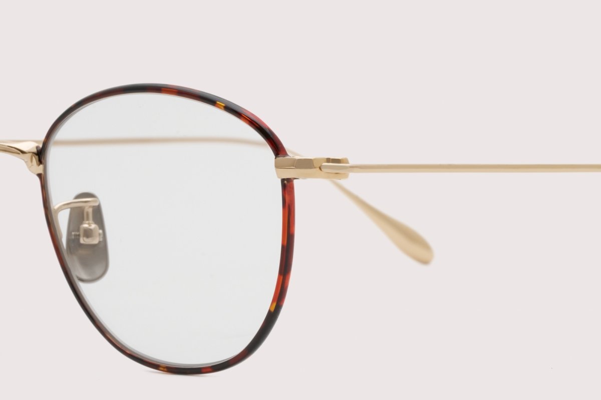 画像9: NOCHINO OPTICAL  KOUGETSU #5. CHAMPAGNE GOLD & AMBER × CLEAR to GREY (調光) (9)