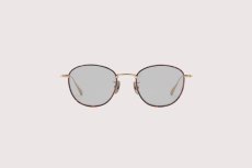 画像2: NOCHINO OPTICAL  KOUGETSU #5. CHAMPAGNE GOLD & AMBER × CLEAR to GREY (調光) (2)