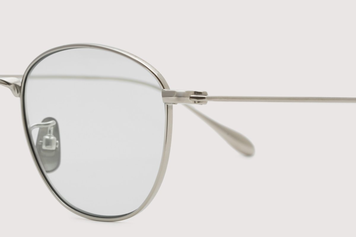 画像8: NOCHINO OPTICAL  KOUGETSU #1. PLUTINUM SILVER × CLEAR to D.GREY (調光) (8)