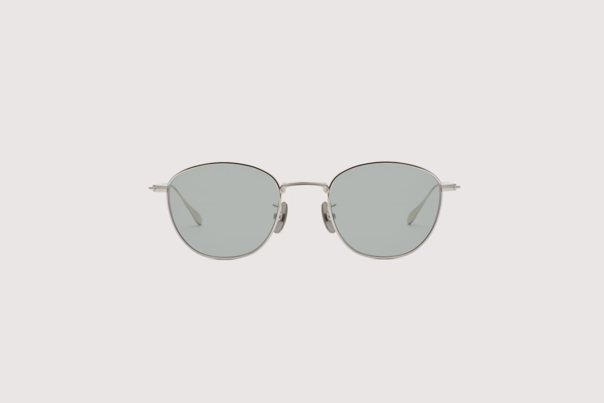 画像2: NOCHINO OPTICAL  KOUGETSU #2. PLUTINUM SILVER × GREY GREEN to D.GREY (調光) (2)